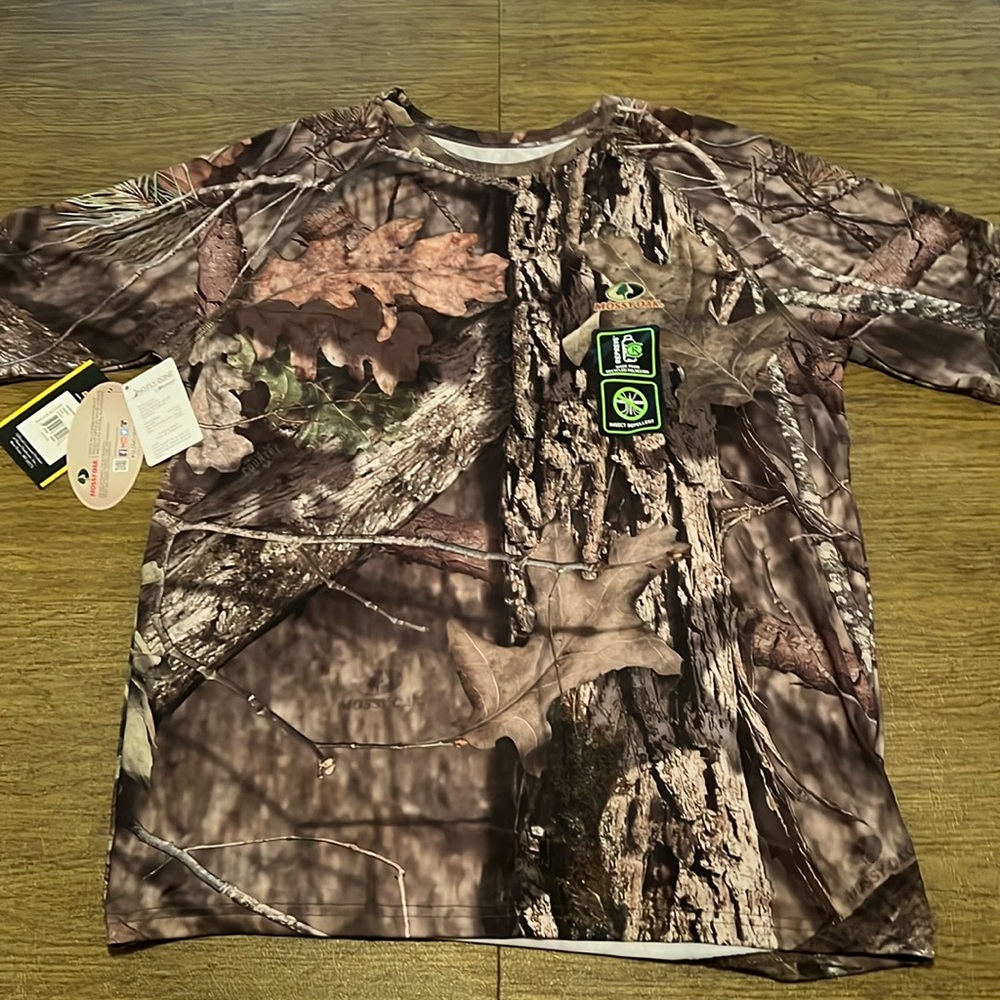Mossy Oak Camouflage Short Sleeve T-Shirt L